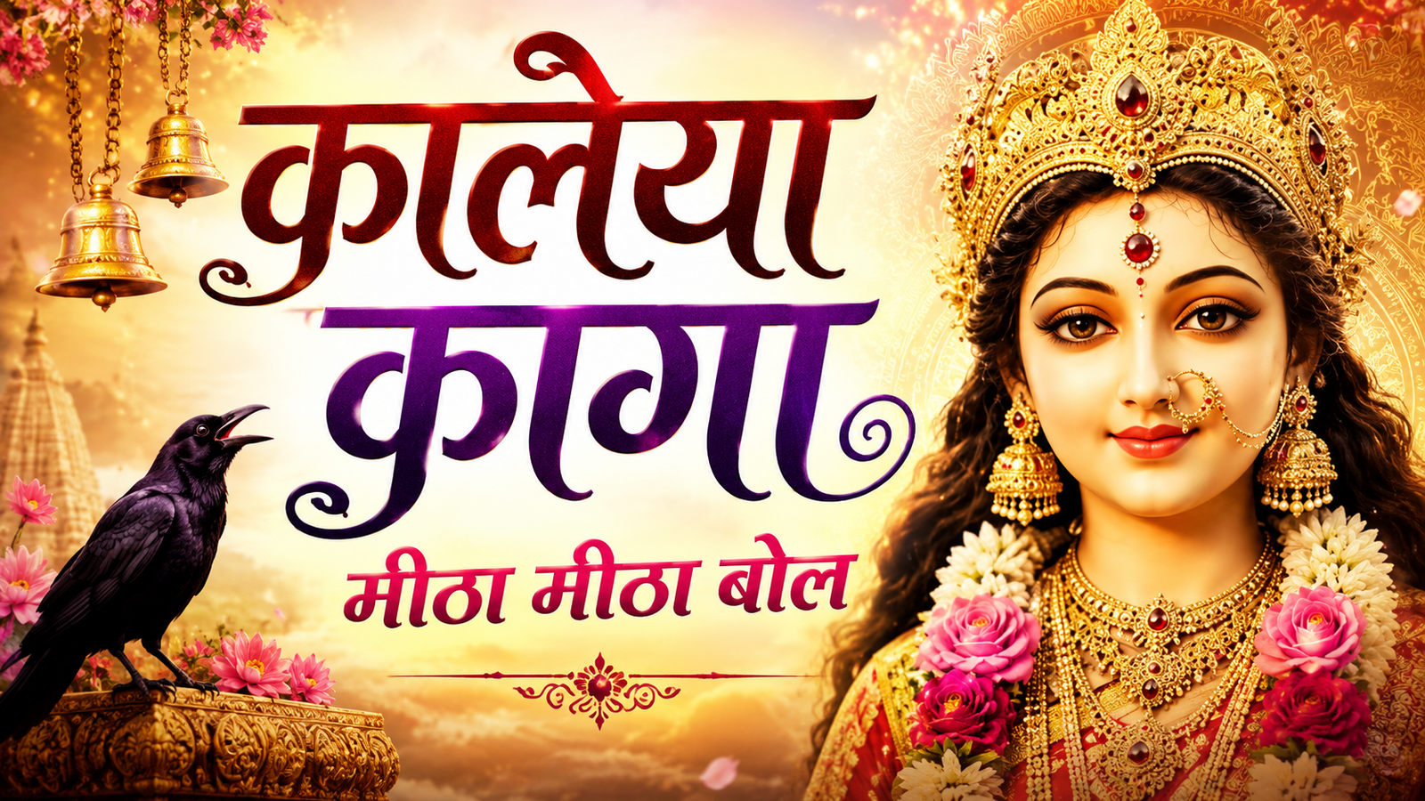 कालेया कागा मीठा मीठा बोल